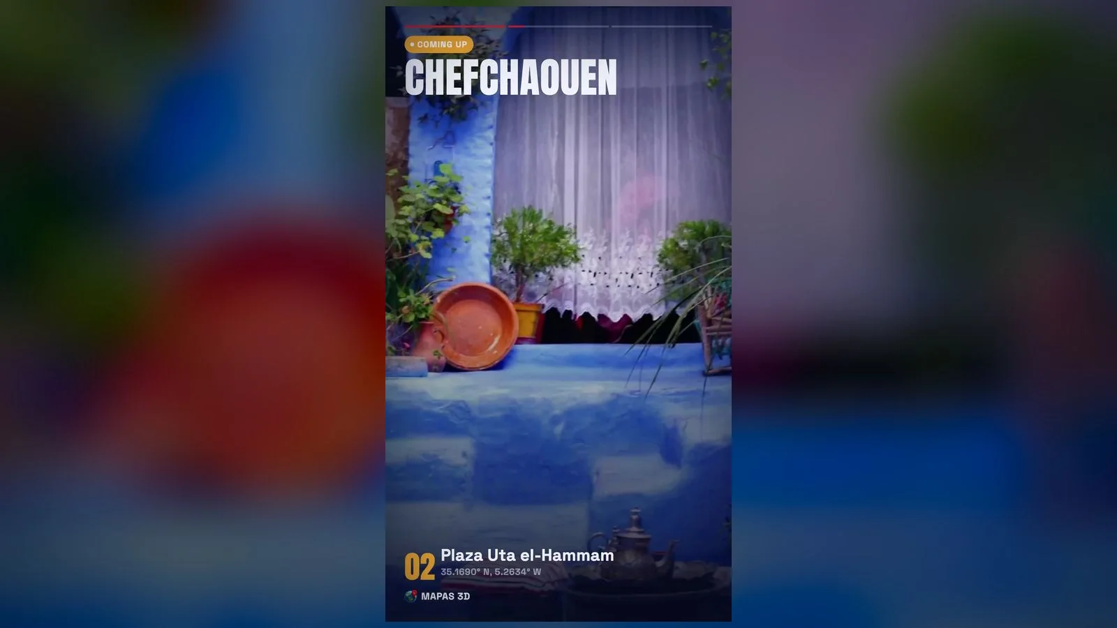 Chefchaouen in 3D: Explore Morocco's Hidden Gem on Your iPhone