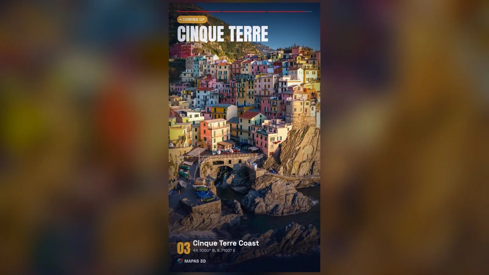 Cinque Terre in 3D: Explore Italy's Hidden Gem on Your iPhone